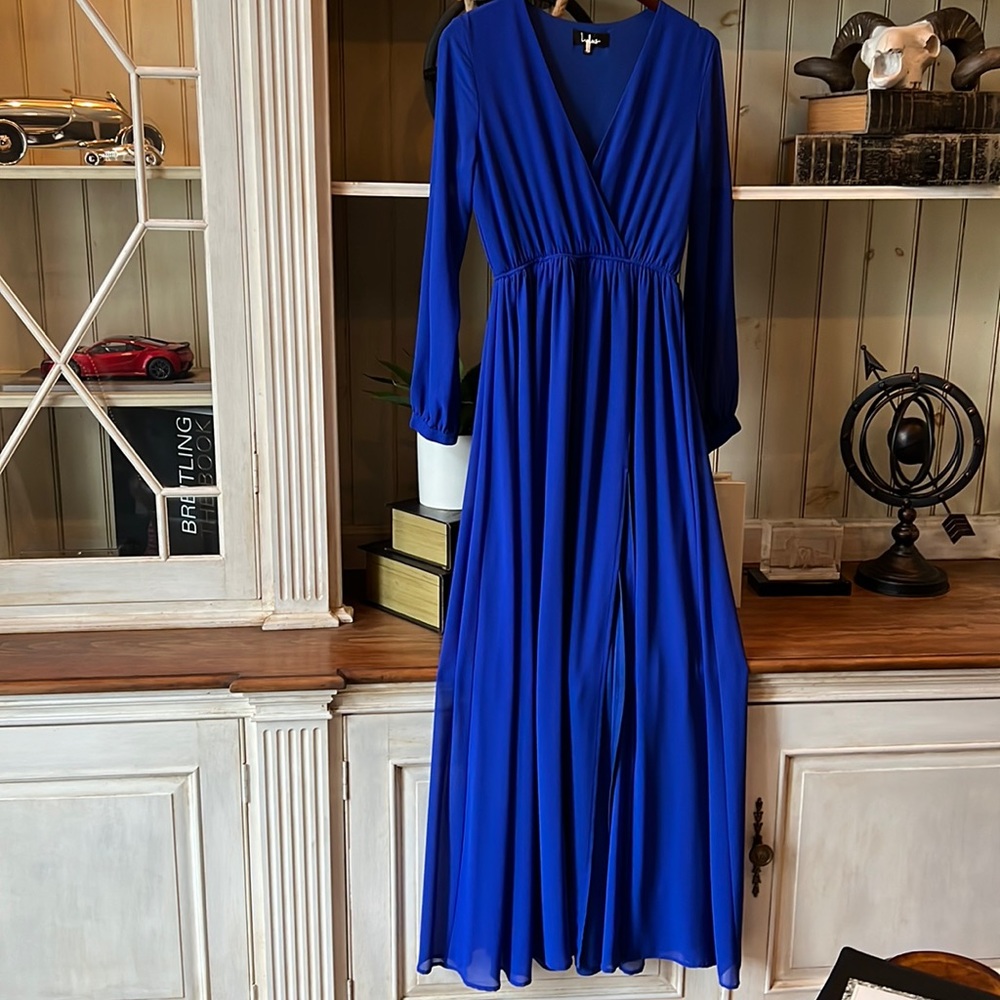 Royal blue maxi